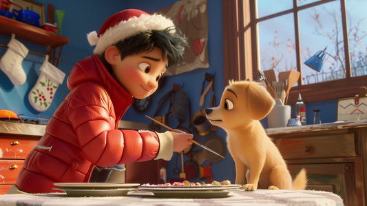 How Children Can Design a Christmas Plate for Santa and His Reindeer