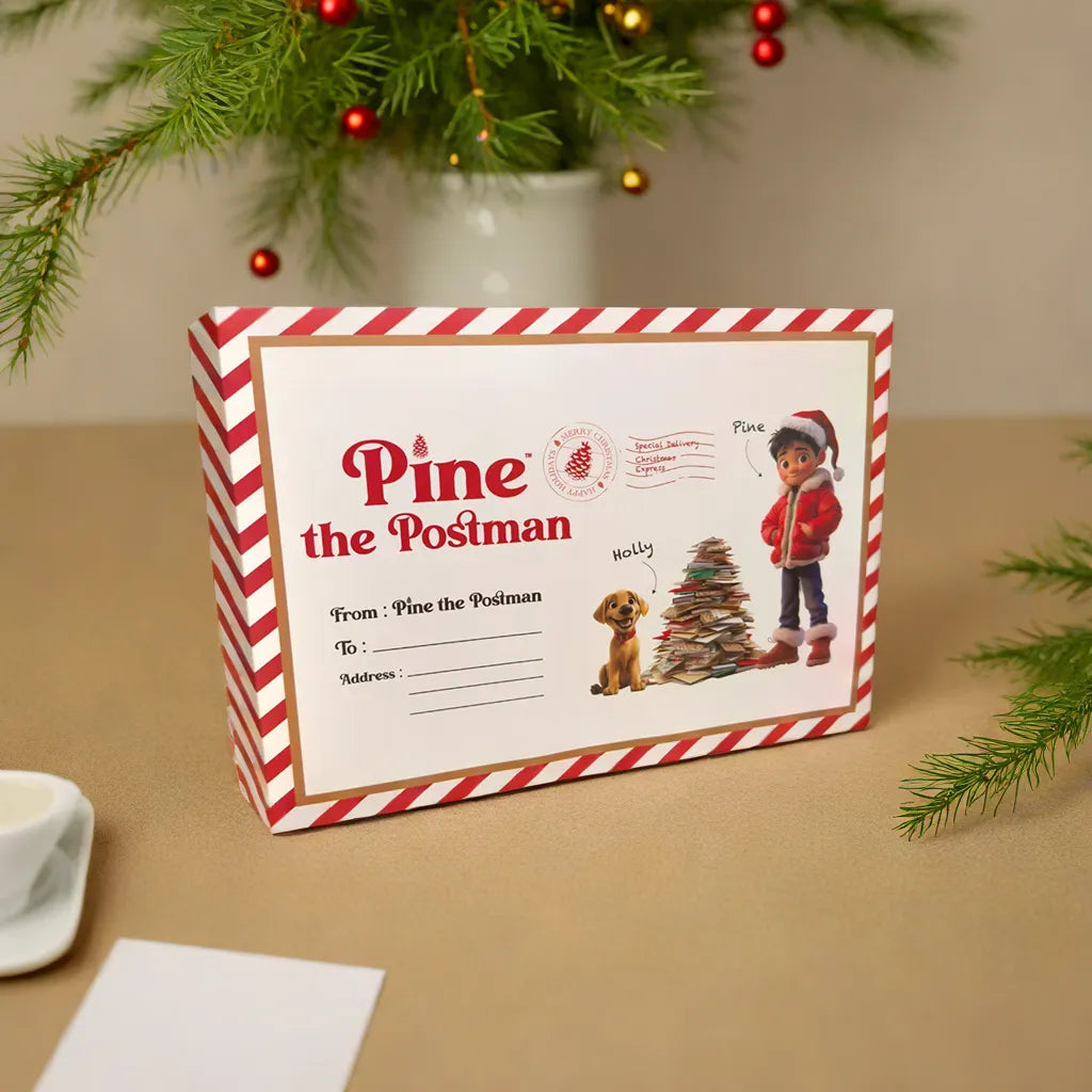 Pine the Postman's Postbox & Book Set