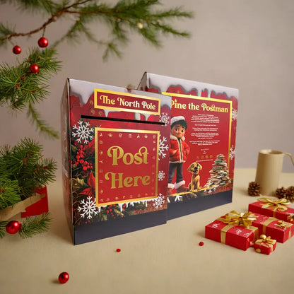 Pine the Postman's Postbox & Book Set