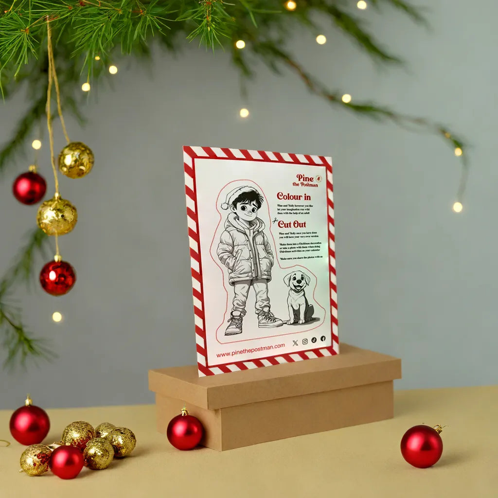 Pine the Postman's Postbox & Book Set